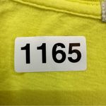 Heritage 1981  Short Sleeve Ruched Sleeve Basic T Shirt Womens Small Yellow Photo 8