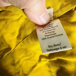 CO Women's Yellow Goop Fluid Linen Sleeveless Button Front Midi Dress Size Small Photo 13
