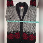 Brooks Brothers  Red Fleece Faire Isle Merino Blend Knit Cardigan Small Photo 7