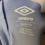 Umbro soccer Crop sporty T Shirt Light Blue Logo Casual Athleisure Top XL Photo 4