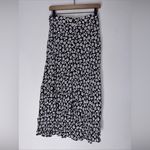 ZARA  Black And White Floral‎ Maxi Skirt Size 4 Photo 1