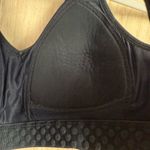 Moving Comfort  Black Sports Bra with White Trim Photo 5