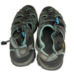 Keen  Whisper Womens Gray Aqua Washable Outdoor Hiking Water Sport Sandals size 8 Photo 3