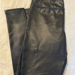 Nordstrom  Black Commando Faux Leather Legging Skinny Pants Photo 0