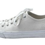 H&M  Men's White Canvas Lace Up Low Top Casual Trainers Sneakers Shoes Size 9 Photo 0