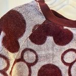 Disney Women's Mickey Mouse Plush Crewneck Sweatshirt Size S Multicolor Photo 4