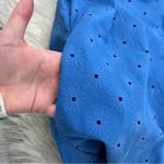 ZARA  Blue Puff Sleeve Dress Photo 3