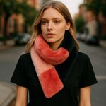 BCBGeneration NWT BCBGenration Color Block Faux Fur Scarf Wrap Photo 0