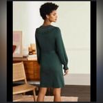 BODEN Elegant Green Button down Midi Dress Jersey Casual with Beautiful collar Size XL Photo 2