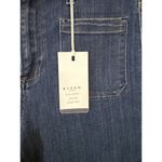 Risen Jeans Womens 11/30 Dark Wash Wide Leg Distressed High Rise RDP5522 Denim Blue Photo 2