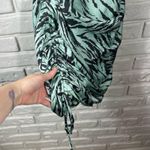 WAYF Leola Ruched Zebra Camisole Slip Dress Size XS Photo 7