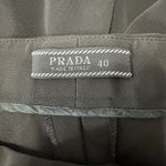 Prada  Black Trouser Pants Womens Size 40 Pleated Career Office Old Money Photo 4