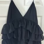 ZARA STRAPPY RUFFLE MIDI LONG TIER DRESS Photo 0