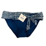 Panache NWT  Marisa Fold Over Swim Bikini Bottom Blue Size L Photo 5