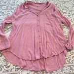 Free People Button Down Shirt Oversized Photo 0
