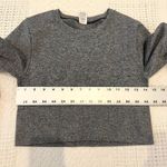 Victoria's Secret Pink medium seamless crop top active athletic TLS1 2837 Gray Photo 3