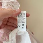 River Island Top Womens 6 Pink Floral Ruffle V-neck Feminine Romantic Dressy Photo 8