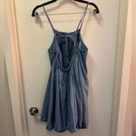 Free People NWOT Crystal Cove Smocked Mini Dress Photo 4