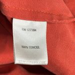 John Mark  Orange Long Sleeve Dress 100% Tencel Size Small Photo 6