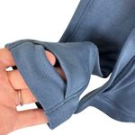 Under Armour Loose Blue Gray Funnel Neck Camo Logo Pullover Sweatshirt Pockets L Photo 3