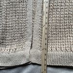 Hollister  Tan Open-Knit Cardigan Sweater Size Large Cream Boho Oversized Cozy Photo 6