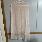 Eileen Fisher Light Pink Sheer Sleeveless Swimsuit Coverup Top Size Medium Photo 1