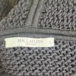 MM La Fleur Mary Black Mercerized Cotton Open Front Cardigan Sweater XL Photo 5