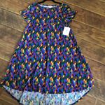 LuLaRoe Carly tee shirt dress geometric print size small Photo 0
