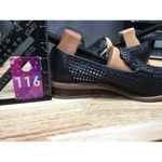 Sarto Franco Sarto Eda 2 Loafers Womens 11 Black Woven Slip On Comfort Shoes Photo 4