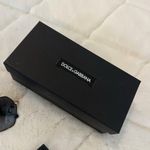 Dolce & Gabbana DG2157 Gold Aviator Polarized Polygon Sunglasses Black Photo 4