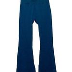 Joy Lab Blue Green Flare Split hem Yoga Pants Flare Leggings Size Small Womens Photo 0