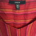 Drew Anthroplogie Red Stripe Morgan Linen Tie Front Dress W1313 Sz S Photo 2