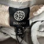 Bobeau Jacquard Zip Up Jacket Grey Star Womens Fleece Lined Hoodie Size M NWT Photo 10