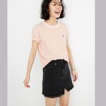 Madewell NWT  Rigid Denim A-Line Mini Skirt size 0 Photo 3