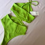 ZARA Green Bodysuit New Never Use ! Photo 3