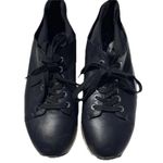 J Slides Womens Size 10 West Beige Black Leather Platform Lace Photo 1