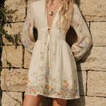 NWT Commense Floral Print Tie Photo 0