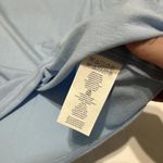 Michael Kors Blue Cap Sleeve T Shirt Top Gold Chain Shoulders Sz M Medium NWT Photo 9