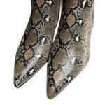 Madden Girl  Snake Print Dicee Kitten Heel Knee High Boots Size 6.5 Wide Calf New Photo 4