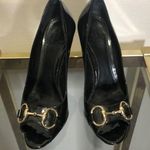 Gucci horse bit patent leather pump size 7.5 Photo 0