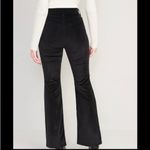 Old Navy Extra High-Waisted Velvet Kicker Boot-Cut Pants Black NEW Plus Size 22 Photo 1