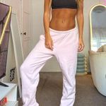 SKIMS light pink bubblegum cotton fleece oversized sweatpants Photo 0