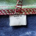 Rainbow Patchwork Boho Hippie Tie Dyed Full Zip Hoodie Women’s Size M/L Purple Size M Photo 5