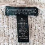 Lauren Ralph Lauren LRL Colorblock Cardigan Sweater Size Medium Black Photo 3