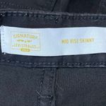 Levi's  Gold Black Mid Rise Stretch Skinny Ankle Denim Jeans  Levi Strauss Sz 28 Photo 3