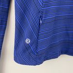 Lululemon Kanto Stripe Sapphire Blue Black Kanto Catch Me Long Sleeve Top Photo 11