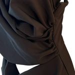 ZARA Midriff Cut Out Black Mini Spaghetti Strap Dress size L Sexy Party LBD Photo 11