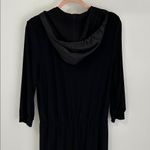 Joseph Ribkoff  Black Hooded Jogger Jumpsuit Photo 6