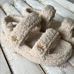 Tory Burch Kira Shearling Sport Sandal Taupe Size 8.5 Brand new BNIB Photo 0