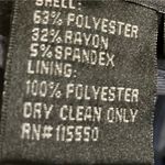 Larry Levine Suits 3-Piece Ensemble Coat Skirt Pant Navy Size 32W New Photo 11